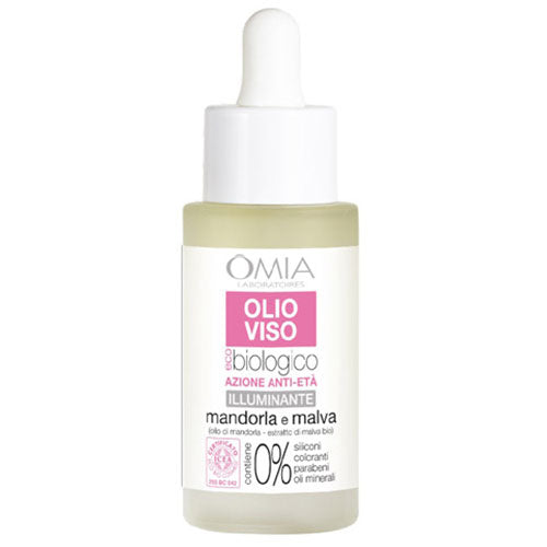 OMIA OLIO VISO AZIONE ANTI-ETA' MANDORLA E MALVA 30 ML - Tre Pi Profumerie