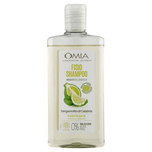 OMIA SHAMPOO SEBO PURIFICANTE CAPELLI GRASSI BERGAMOTTO 200 ML - Tre Pi Profumerie