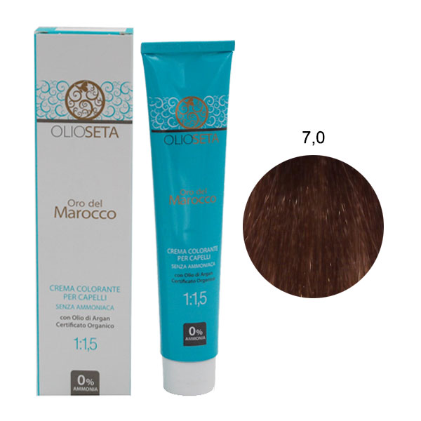 OLIOSETA ORO DEL MAROCCO TINTURA BIONDO 7.0 - Tre Pi Profumerie