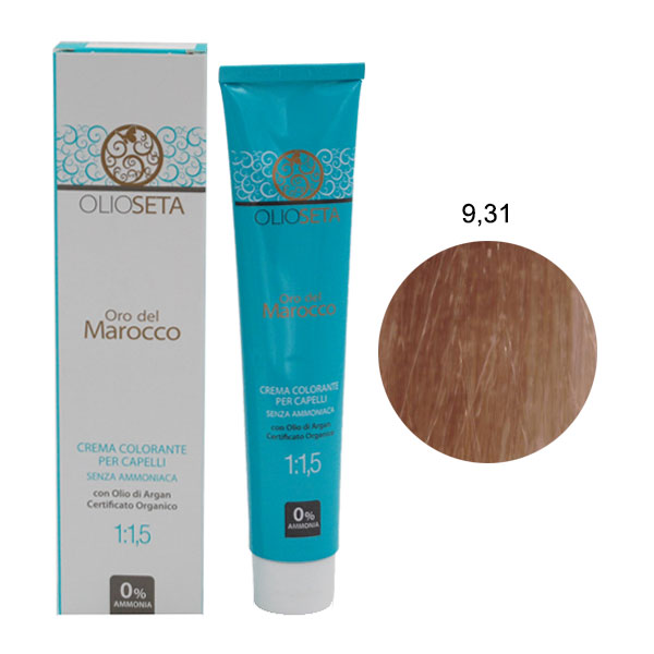OLIOSETA ORO DEL MAROCCO TINTURA BIONDO CHIARISSIMO BEIGE 9.31 - Tre Pi Profumerie