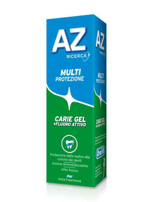 AZ DENTIFRICIO MULTI PROTEZIONE CARIE GEL 75 ML - Tre Pi Profumerie