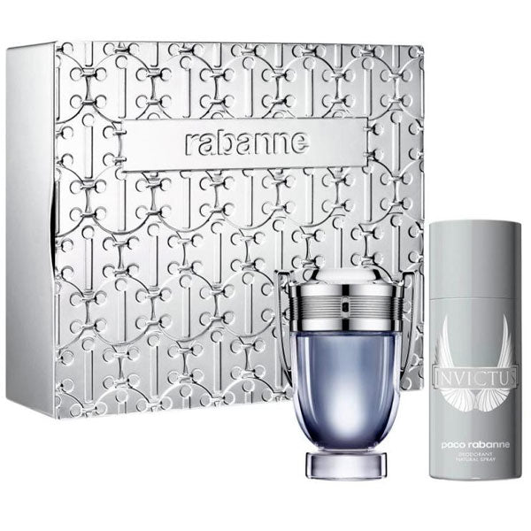PACO RABANNE INVICTUS COFANETTO EDT 100 ML + DEO 150 ML 2023 - Tre Pi Profumerie