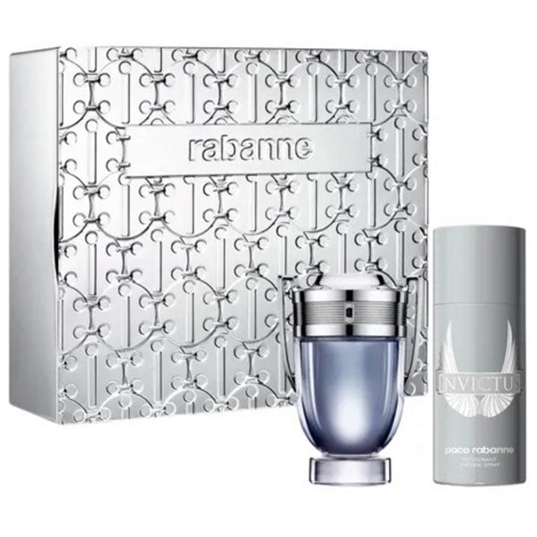 PACO RABANNE INVICTUS COFANETTO EDT 100 ML + DEODORANTE 150 ML - Tre Pi Profumerie