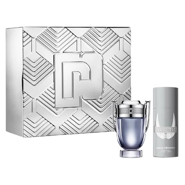 PACO RABANNE INVICTUS COFANETTO EDT 100 ML + DEO 150 ML - Tre Pi Profumerie