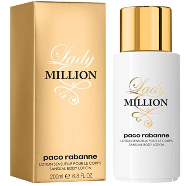 PACO RABANNE LADY MILLION LAIT SENSUEL CORPO 200 ML - Tre Pi Profumerie