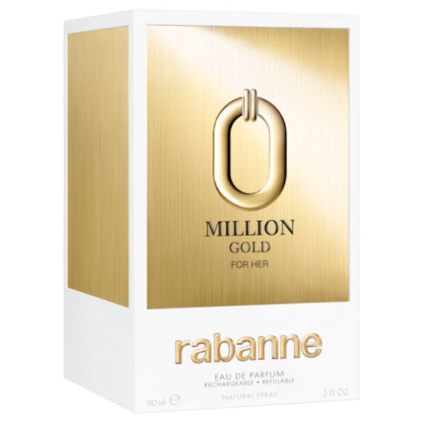 PACO RABANNE MILLION GOLD FOR HER EDP 90 ML RICARICABILE - Tre Pi Profumerie