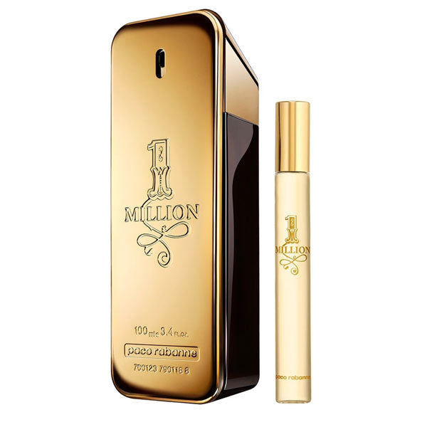 PACO RABANNE ONE MILLION COFANETTO EDT 100 ML + EDT TRAVEL 10 ML - Tre Pi Profumerie