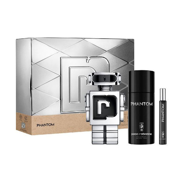 PACO RABANNE PHANTOM COFANETTO EDT 100 ML + DEO + EDT 10 ML - Tre Pi Profumerie