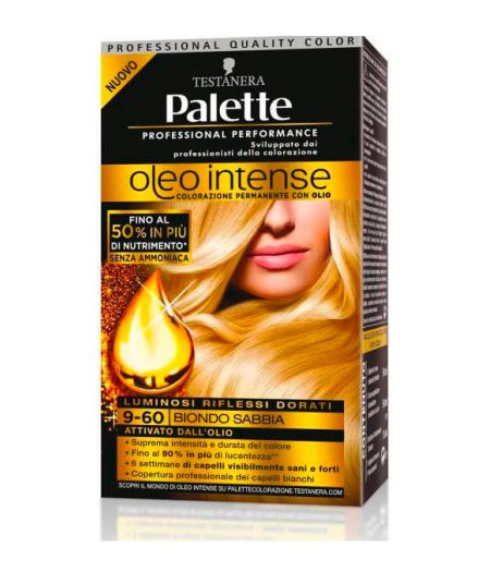 SCHWARZKOPF PALETTE OLEO COLORE CAPELLI BIONDO SABBIA 9-60 - Tre Pi Profumerie