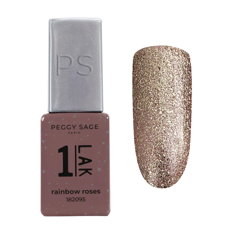 PEGGY SAGE 1-LAK 3IN1 GEL POLISH 095 R.ROSES 5ML 182095