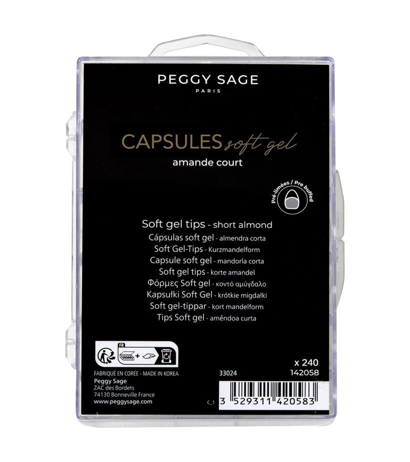 PEGGY SAGE CAMPIONARIO 30 UNGHIE DADECORARE-NATURAL 142524