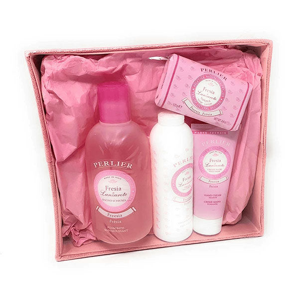 PERLIER COFANETTO FRESIA 4 PEZZI 2020 - Tre Pi Profumerie