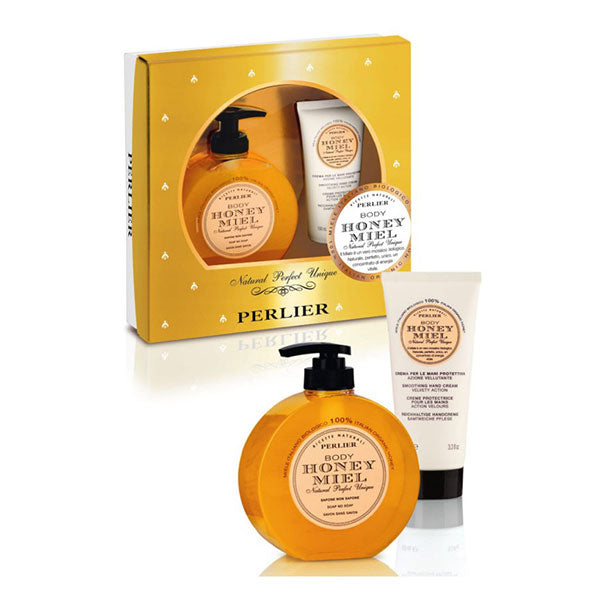 PERLIER COFANETTO HONEY MIEL SAPONE 300 + CREMA MANI 100 2020 - Tre Pi Profumerie
