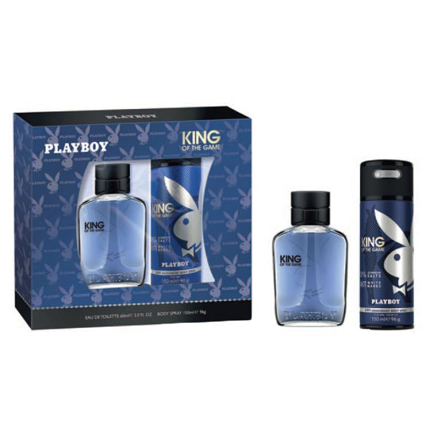 PLAYBOY KING OF THE GAME MAN COFANETTO EDT 60 ML + DEODORANTE - Tre Pi Profumerie