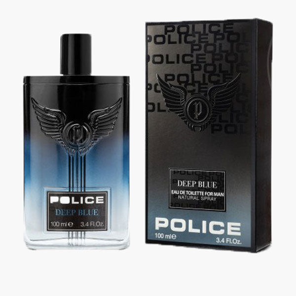 POLICE DEEP BLUE FOR MAN EAU DE TOILETTE 100 ML - Tre Pi Profumerie