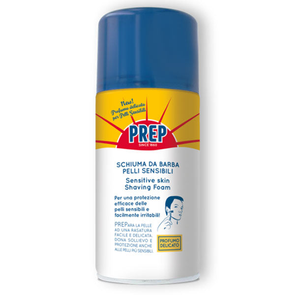 PREP SCHIUMA BARBA PELLI SENSIBILI 300 ML - Tre Pi Profumerie