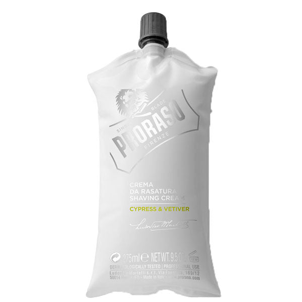 PRORASO CYPRESS E VETIVER CREMA DA RASATURA 275 ML - Tre Pi Profumerie