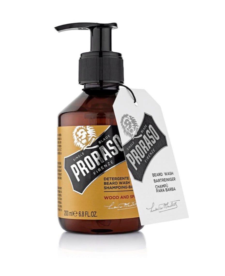 PRORASO WOOD AND SPICE DETERGENTE CURA BARBA 300 ML