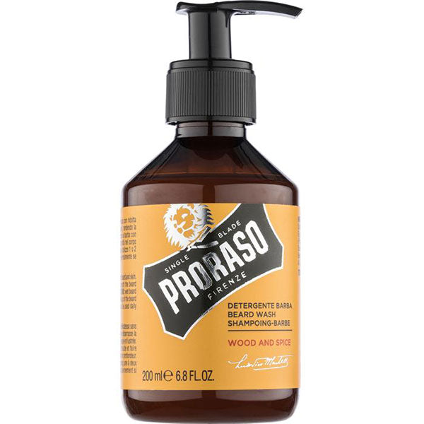 PRORASO WOOD AND SPICE DETERGENTE BARBA 200 ML - Tre Pi Profumerie