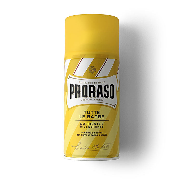 PRORASO SCHIUMA DA BARBA TUTTE LE BARBE NUTRIENTE 400 ML - Tre Pi Profumerie