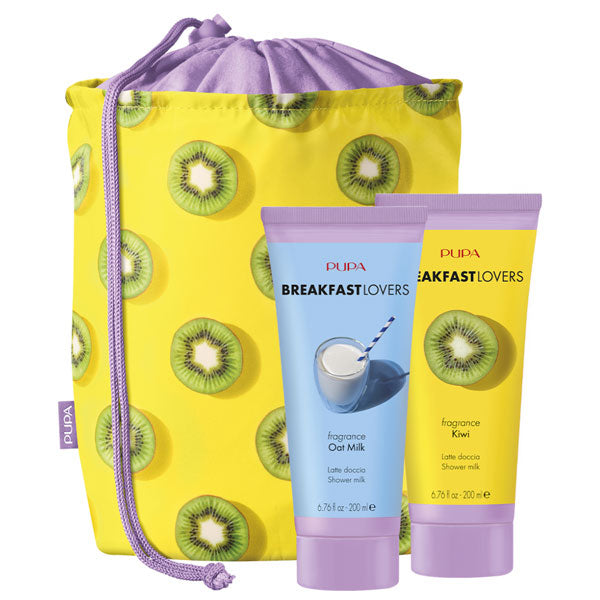 PUPA COFANETTO BREAKFAST KIWI OAT MILK LATTE DOCCIA - Tre Pi Profumerie