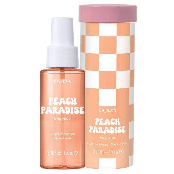 PUPA COFANETTO REGALO HAPPY BOX ACQUA PROFUMATA PEACH - Tre Pi Profumerie