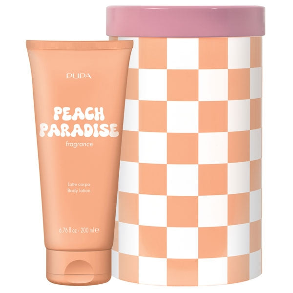 PUPA COFANETTO REGALO HAPPY BOX LATTE CORPO PEACH - Tre Pi Profumerie