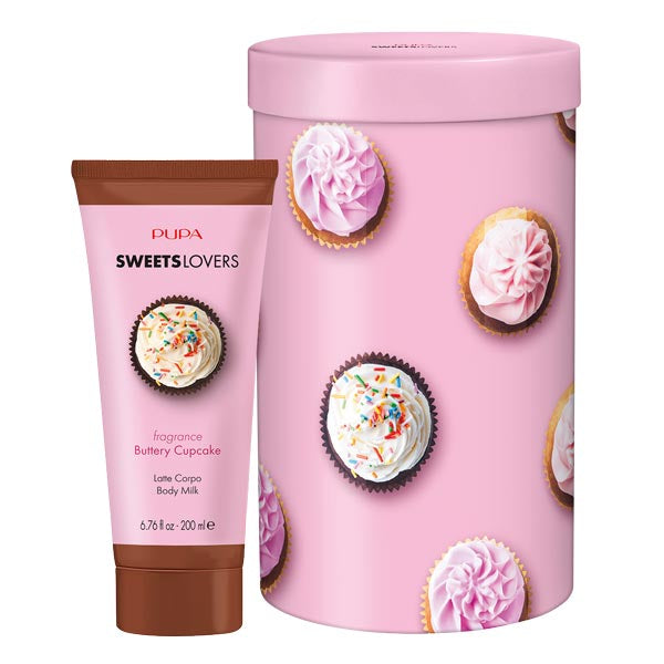 PUPA COFANETTO SWEETS LOVERS 2 LATTE CORPO CUPCAKE 001 - Tre Pi Profumerie