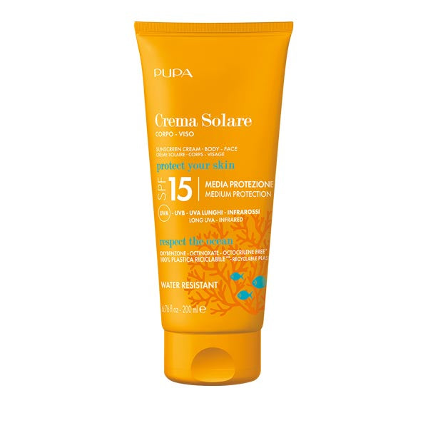 PUPA SOLARE CREMA SOLARE SPF15 200 ML - Tre Pi Profumerie