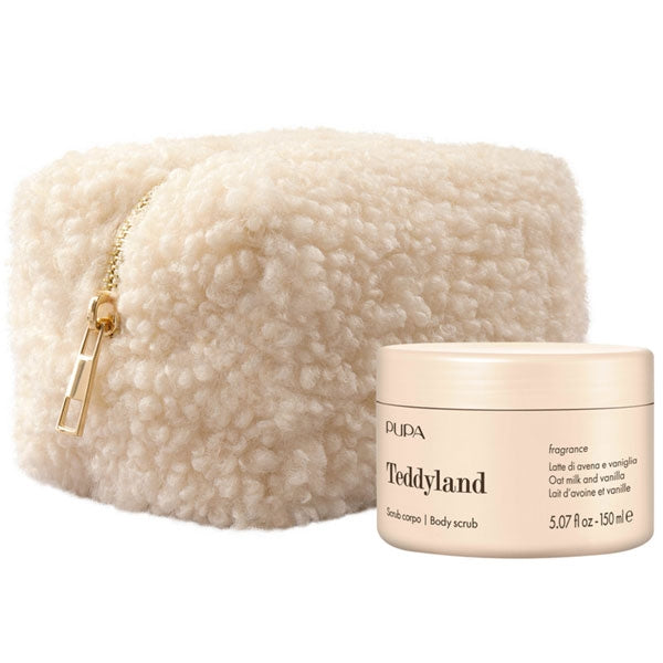 PUPA COFANETTO REGALO TEDDYLAND SCRUB CORPO AVENA E VANIGLIA - Tre Pi Profumerie