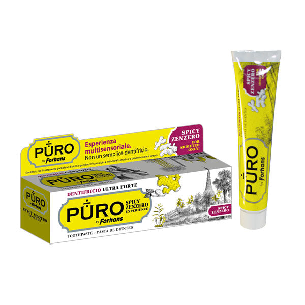 FORHANS PURO DENTIFRICIO SPICY ZENZERO 75 ML - Tre Pi Profumerie