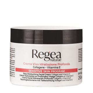 REGEA CREMA VISO IDRATAZIONE PROFONDA SENSITIVE SKIN 250 ML - Tre Pi Profumerie