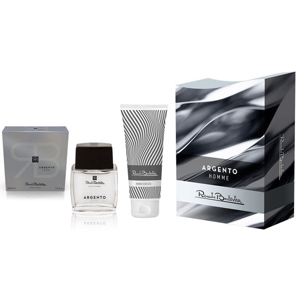 RENATO BALESTRA ARGENTOCOFANETTO AFTER SHAVE + DOCCIA - Tre Pi Profumerie