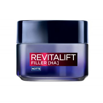L'OREAL REVITALIFT FILLER HA CREMA ALL'ACIDO IALURONICO NOTTE 50 - Tre Pi Profumerie