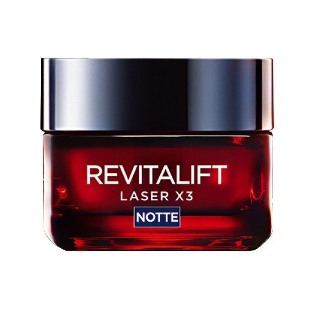 L'OREAL REVITALIFT LASER X3 CREMA MASCHERA ANTI-ETA' NOTTE 50 ML - Tre Pi Profumerie