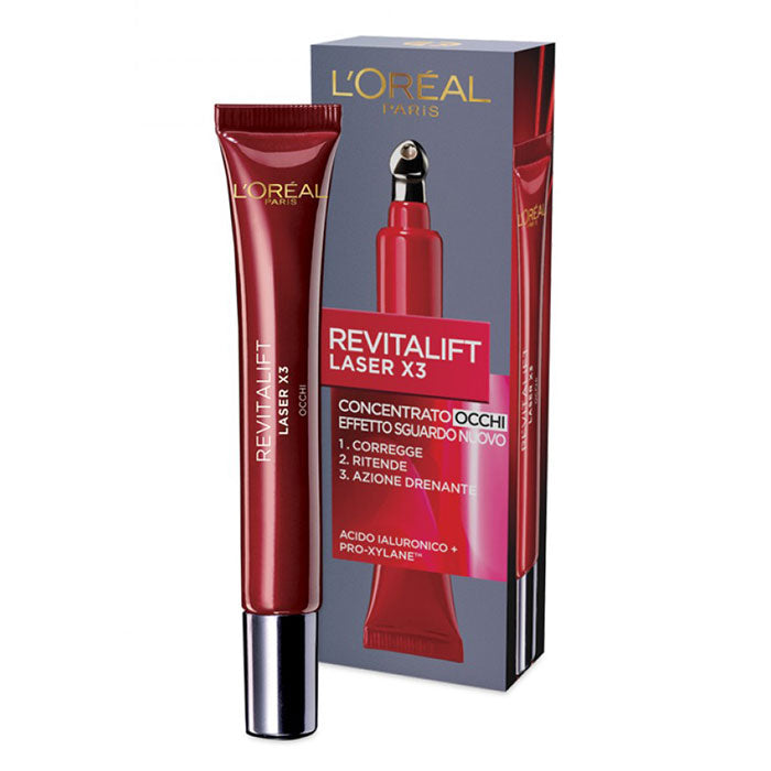 L'OREAL REVITALIFT LASER X3 CONCENTRATO OCCHI 15 ML - Tre Pi Profumerie
