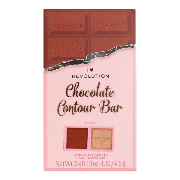 REVOLUTION I HEART REVOLUTION CHOCOLATE CONTOUR PALETTE LIGHT 2 - Tre Pi Profumerie