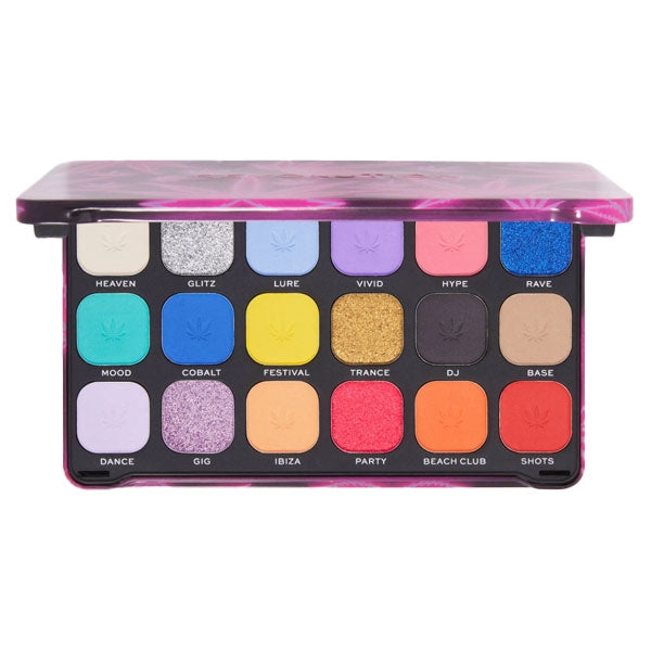 REVOLUTION PALETTE FOREVER FLAWLESS HYPE 18 OMBRETTI - Tre Pi Profumerie