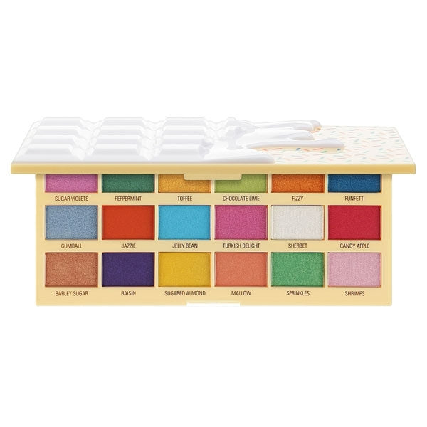REVOLUTION PALETTE I HEART CHOCOLATE SPRINKLES 18 OMBRETTI - Tre Pi Profumerie