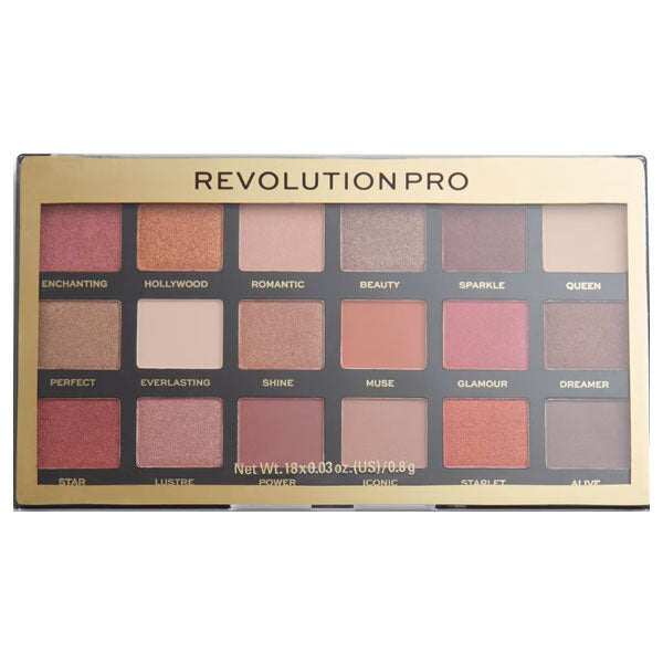 REVOLUTION PALETTE PRO REGENERATION ICONIC LUSTRE 18 OMBRETTI - Tre Pi Profumerie