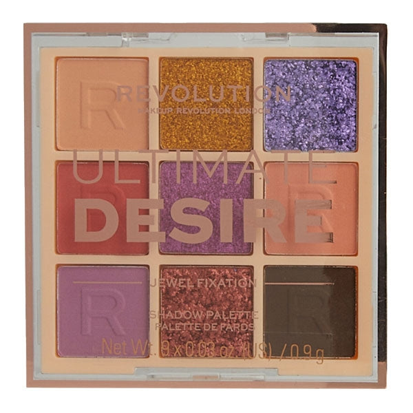 REVOLUTION PALETTE ULTIMATE DESIRE JEWEL FIXATION 9 OMBRETTI - Tre Pi Profumerie