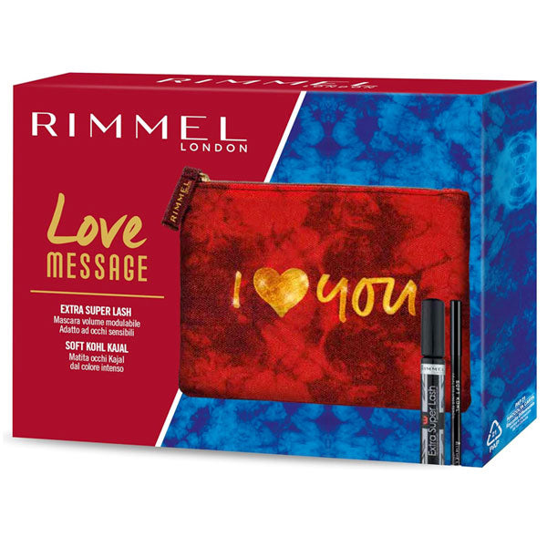RIMMEL LOVE MESSAGE COFANETTO MASCARA EXTRA SUPER LASH - Tre Pi Profumerie