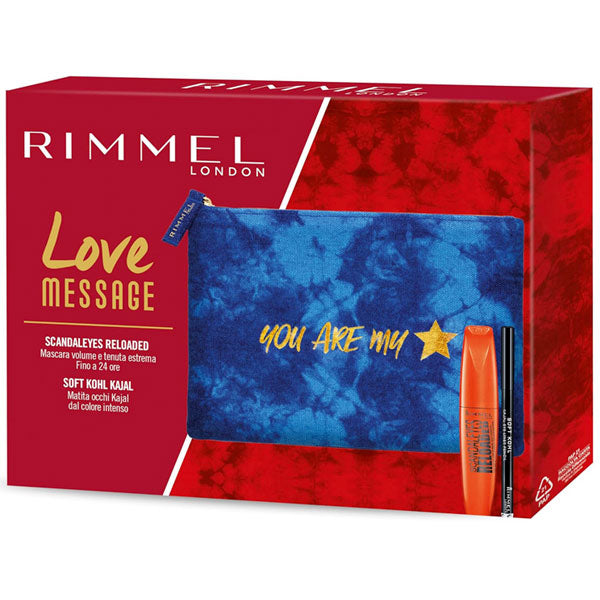 RIMMEL LOVE MESSAGE COFANETTO MASCARA SCANDALEYES RELOADED - Tre Pi Profumerie