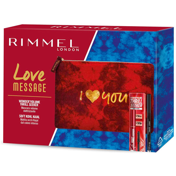 RIMMEL LOVE MESSAGE COFANETTO MASCARA THRILL SEEKER - Tre Pi Profumerie