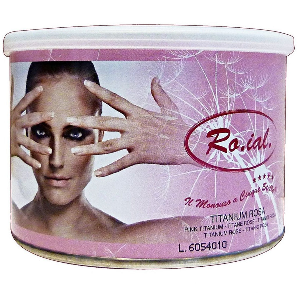 RO.IAL. WAXING TITANIUM PINK JAR 400 ML