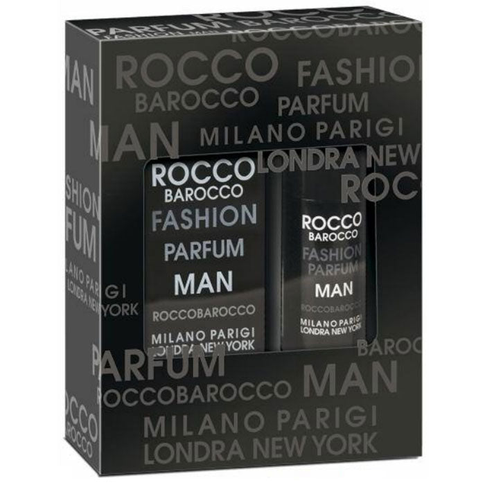 ROCCOBAROCCO FASHION MAN COFANETTO EDT 75 ML + DEO 150 ML - Tre Pi Profumerie