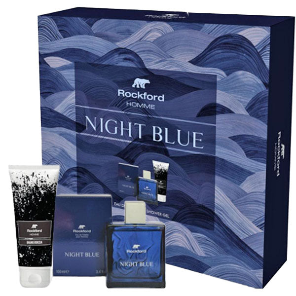 ROCKFORD NIGHT BLUE COFANETTO EDT 100 ML + GEL DOCCIA 200 ML - Tre Pi Profumerie