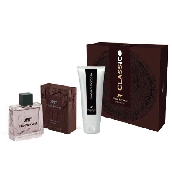 ROCKFORD UOMO COFANETTOAFTER SHAVE 100 ML + DOCCIA - Tre Pi Profumerie