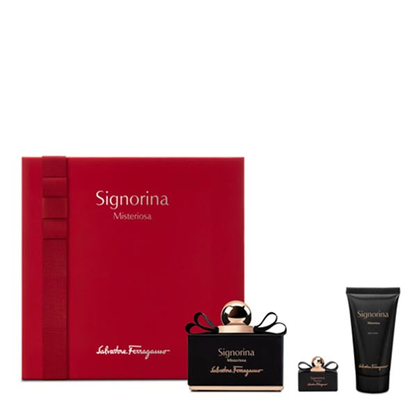 SALVATORE FERRAGAMO MISTERIOSA COFANETTO 2 EDP-BODY LOTION - Tre Pi Profumerie