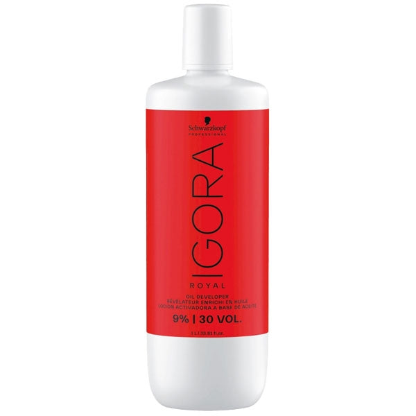 SCHWARZKOPF IGORA OIL DEVELOPER OSSIDANTE 9% - 30 VOLUMI 1000 ML - Tre Pi Profumerie